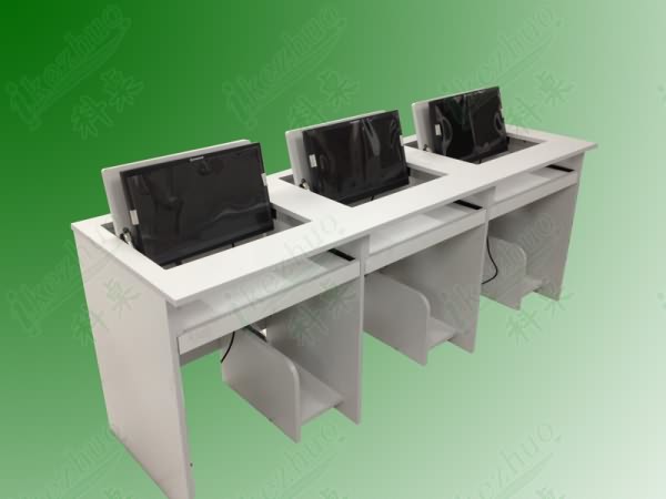 翻轉(zhuǎn)電腦桌，學(xué)校電腦桌，學(xué)生電腦桌
